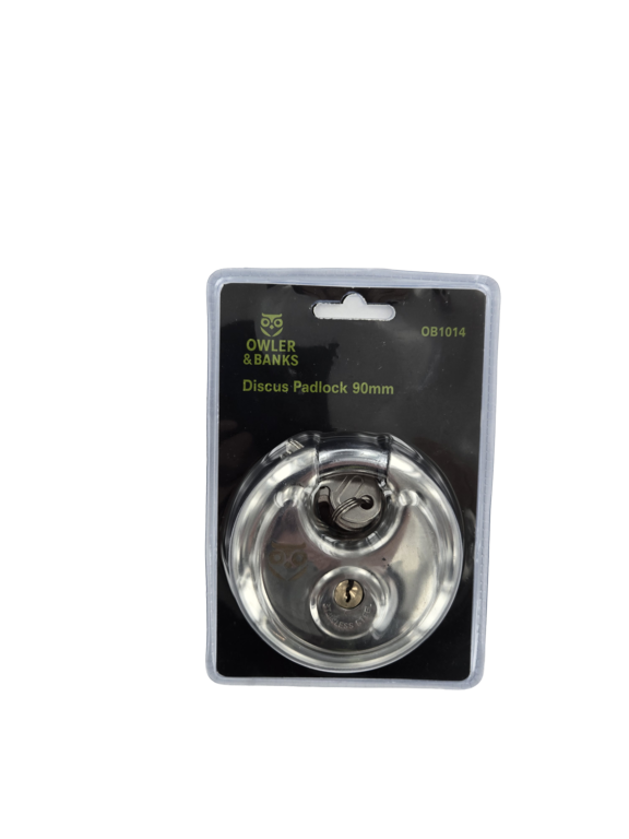 Owler & Banks Discus Padlock 90mm