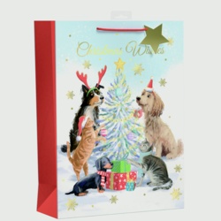 Giftmaker Christmas Pets Gift Bag