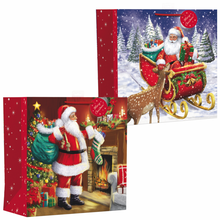 Giftmaker Traditional Santa Gift Bag Giant Square