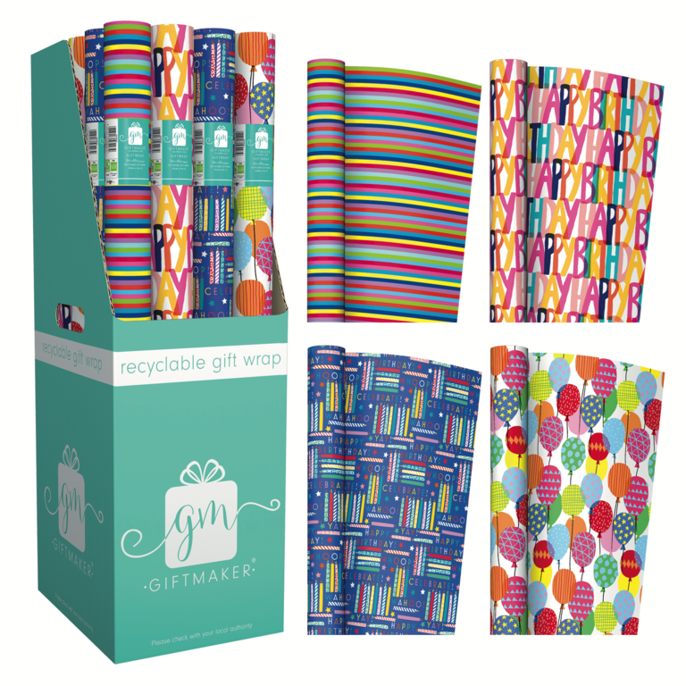 Giftmaker Bright Wrap 3m x 69cm