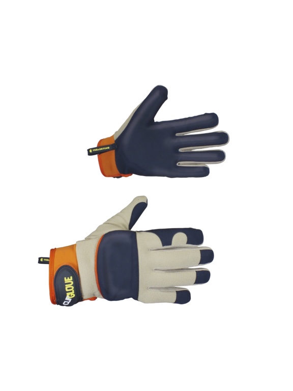 Clip Glove Leatherpalm Mens Large