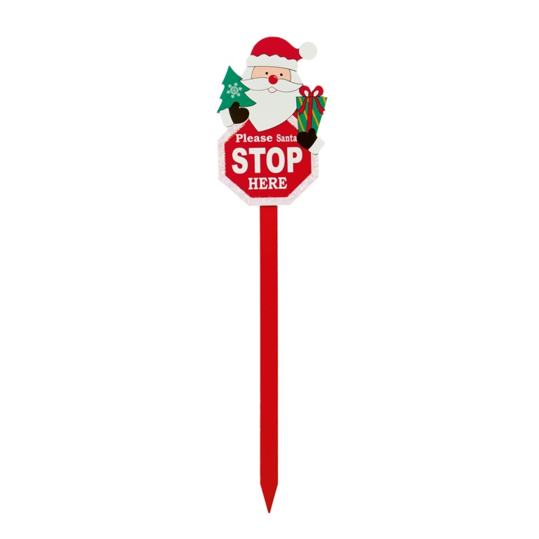Premier Wooden Santa Stake 49cm
