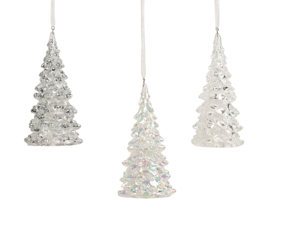 Kaemingk Transparent Tree Polystyrene H12cm