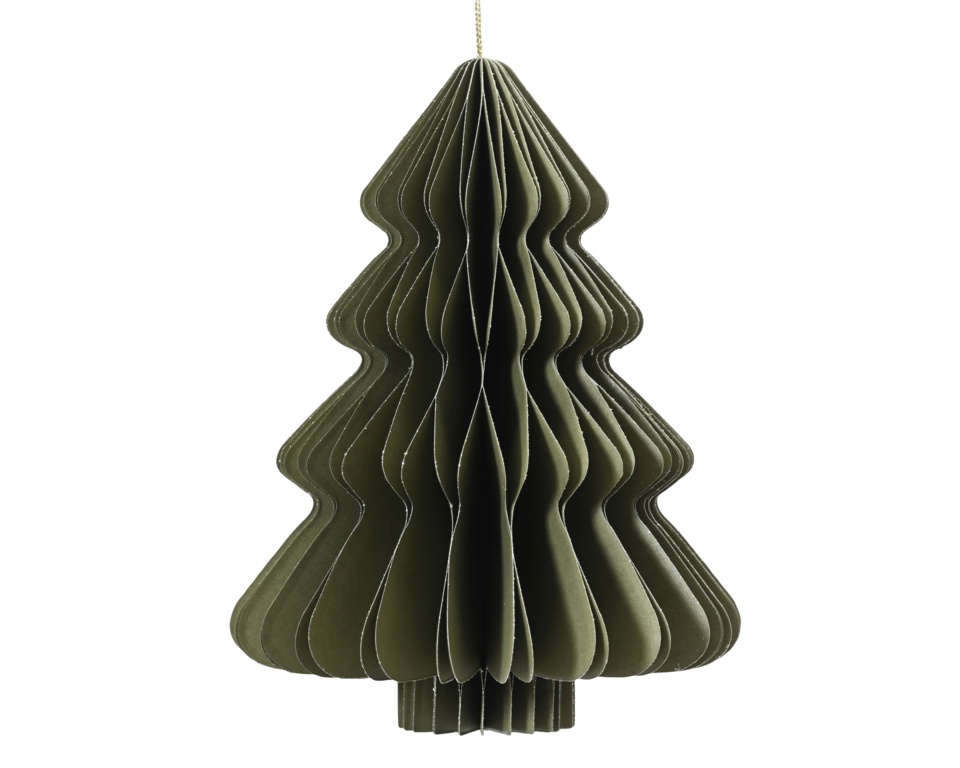 Kaemingk Paper Tree Green H40cm
