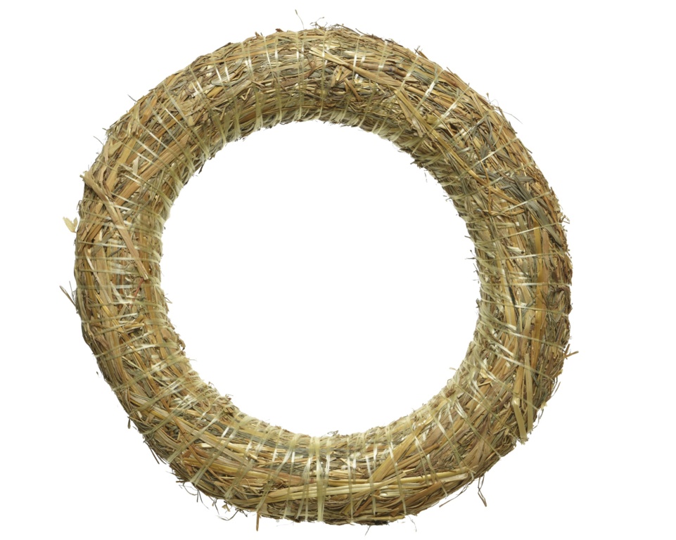 Kaemingk Straw Wreath Natural 6cm