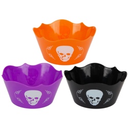 Haunted House Halloween Skull Bowl