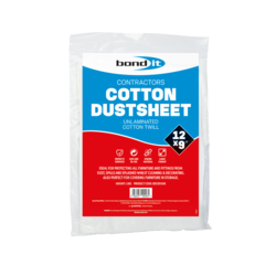 Bond It Dust Sheet Cotton Twill Cream