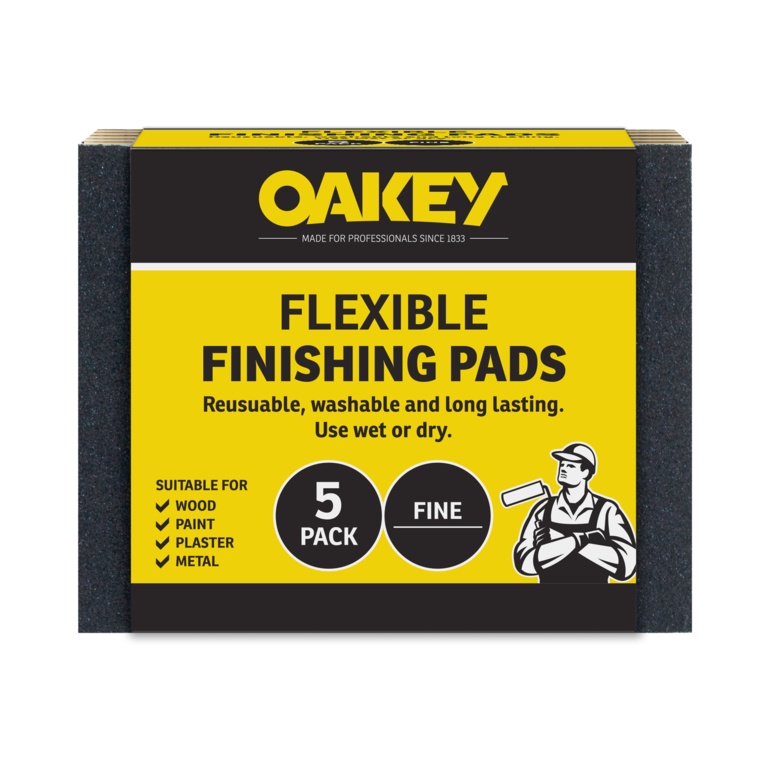 Oakey Finishing Pad Fine 5pk
