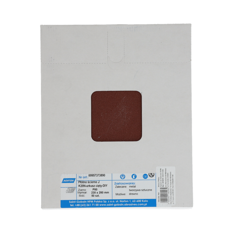 Norton Cloth Sanding Sheets P80 280x230mm