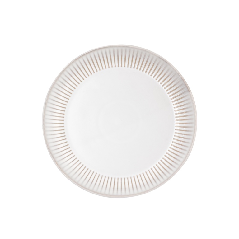 Mason Cash Reactive Ridge Side Plate White 22cm