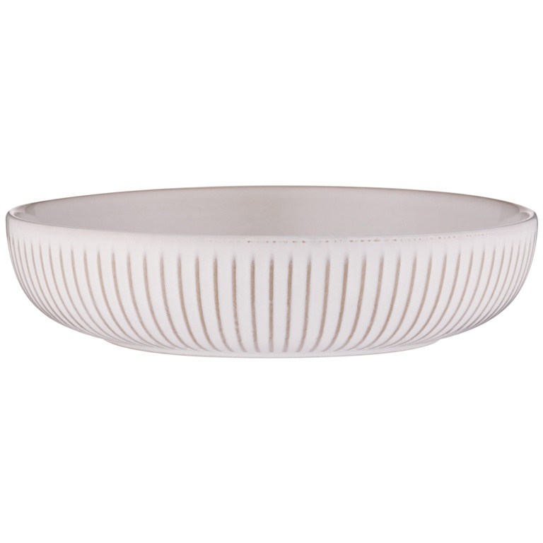 Mason Cash Reactive Ridge Pasta Bowl White 15cm