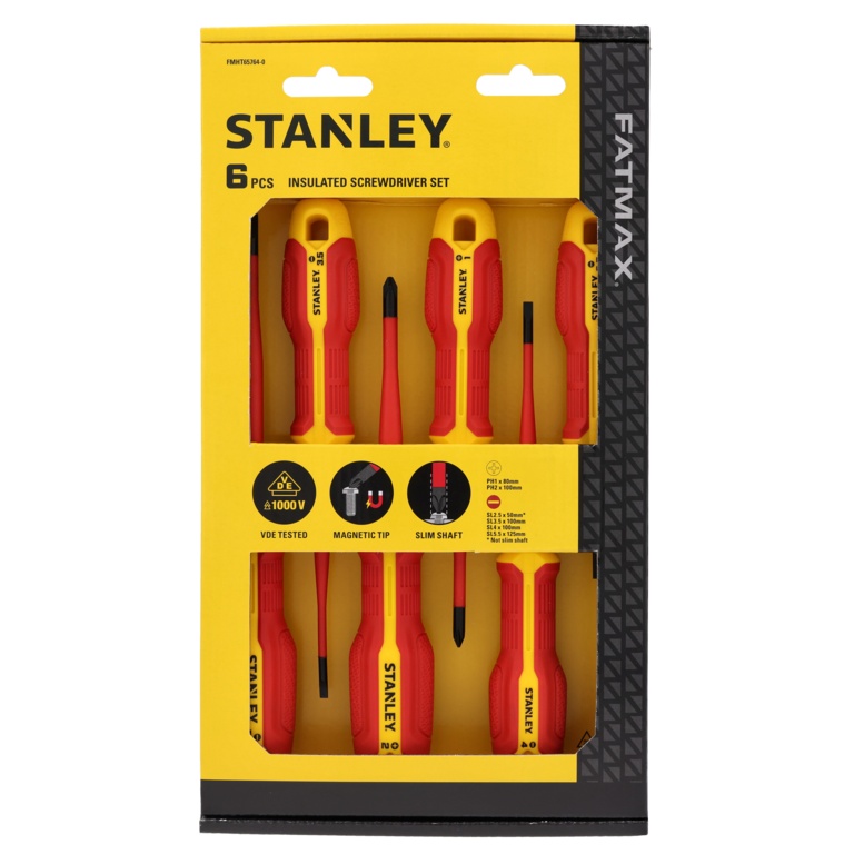 Stanley Insulated Screwdriver Set 6 Piece