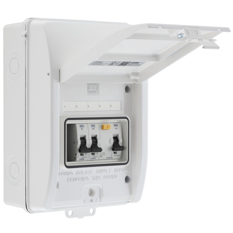 BG Garage Kit 40a Type A RCD IP65