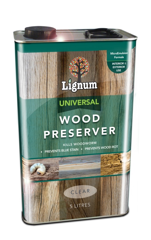 Lignum Universal Wood Preserver Clear 5L