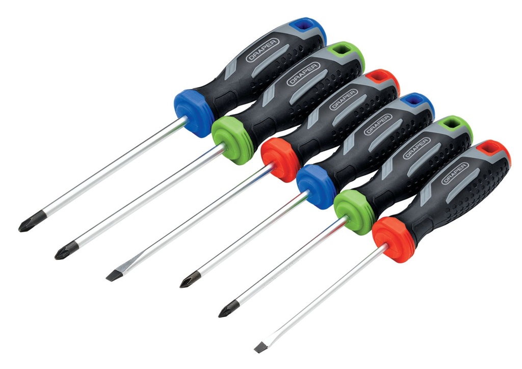 Draper Softgrip Screwdriver Set 6 Piece