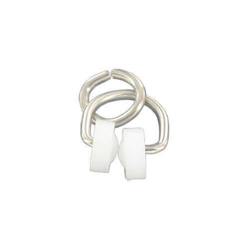 Securit Curtain Rail Runners Nickel Plated - Pack of 10