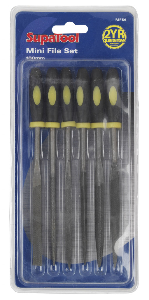 SupaTool 6 Piece Mini File Set - Stax Trade Centres